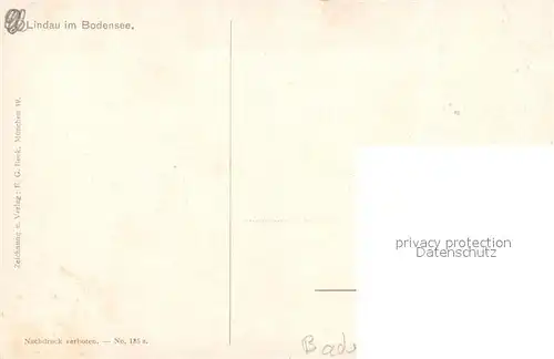 AK / Ansichtskarte Lindau_Bodensee Panorama Lindau Bodensee
