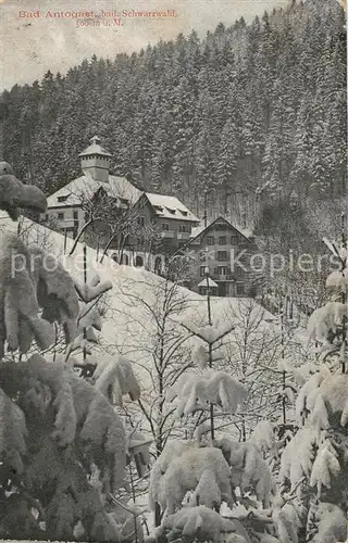 AK / Ansichtskarte Bad_Antogast Winterlandschaft Bad_Antogast