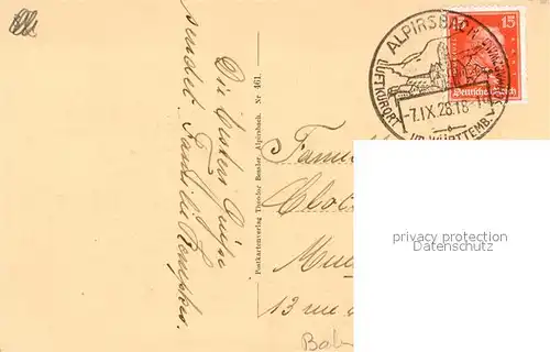 AK / Ansichtskarte Alpirsbach Panorama Alpirsbach