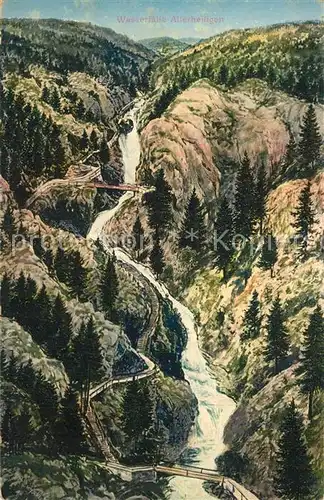 AK / Ansichtskarte Allerheiligen_Oppenau Wasserfaelle Allerheiligen_Oppenau