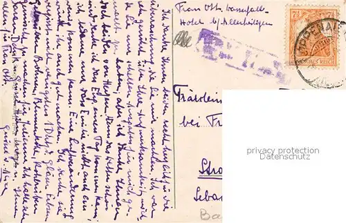 AK / Ansichtskarte Allerheiligen_Oppenau Wasserfall Hotel Allerheiligen_Oppenau