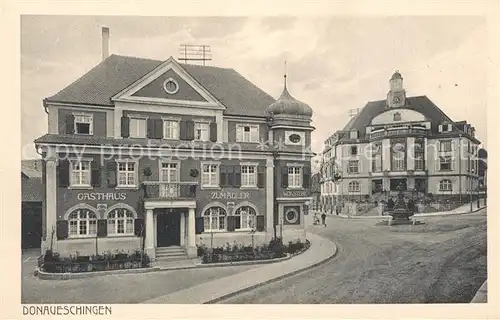 AK / Ansichtskarte Donaueschingen Gasthaus zum Adler Donaueschingen