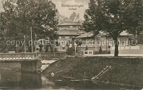 AK / Ansichtskarte Donaueschingen Solbad Stadtpanorama Donaueschingen