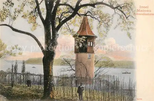 AK / Ansichtskarte Insel_Mainau Schwedenturm Insel Mainau