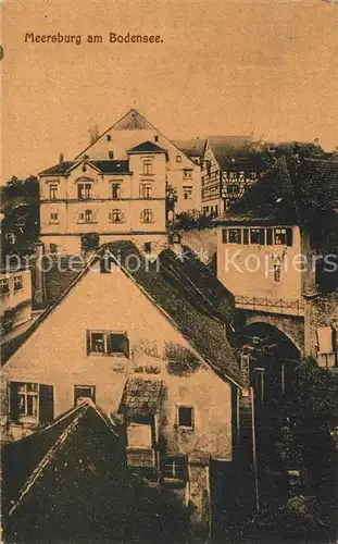 AK / Ansichtskarte Meersburg_Bodensee Stadtpanorama Meersburg Bodensee