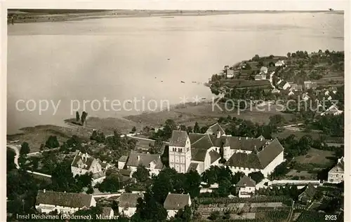AK / Ansichtskarte Insel_Reichenau Muenster Panorama Insel Reichenau