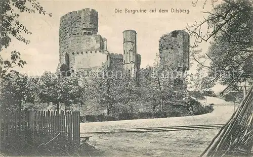 AK / Ansichtskarte Dilsberg Burgruine Dilsberg