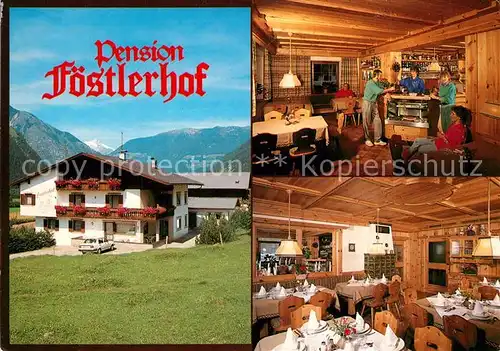 AK / Ansichtskarte Uttenheim_Suedtirol Pension Foestlerhof Gastraeume Uttenheim Suedtirol