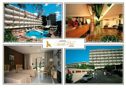 AK / Ansichtskarte Paguera_Mallorca_Islas_Baleares Hotel Sunna Park Rezeption Zimmer Paguera_Mallorca