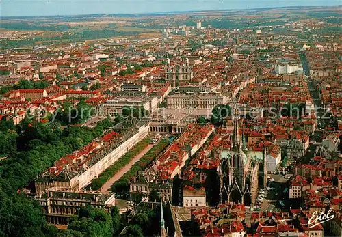 AK / Ansichtskarte Nancy_Lothringen Palais ducal Eglise Saint Evre Place de la Carriere Arc de Triomphe Vue aerienne Nancy Lothringen