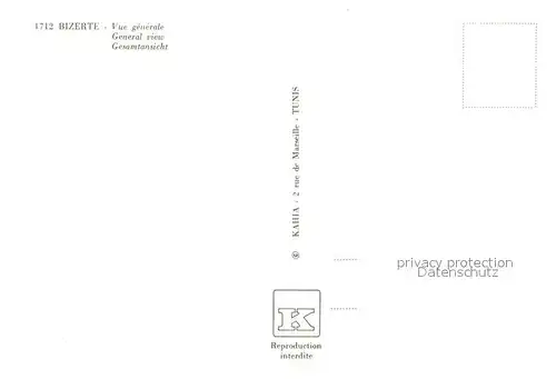 AK / Ansichtskarte Bizerte Vue aerienne Bizerte