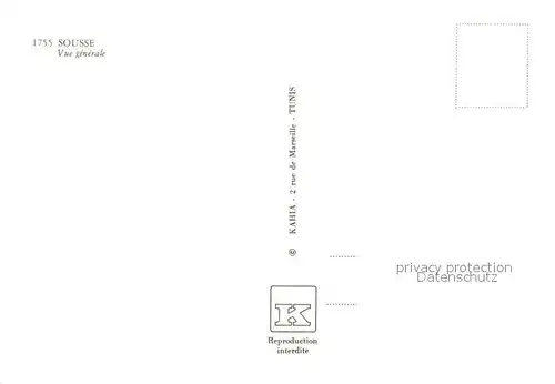 AK / Ansichtskarte Sousse Vue generale aerienne Sousse