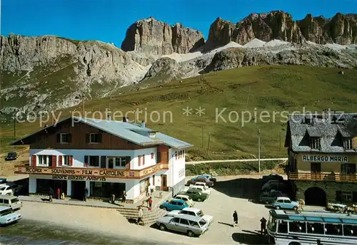 AK / Ansichtskarte Passo_Pordoi Albergo Maria Sport Bazar Passo Pordoi