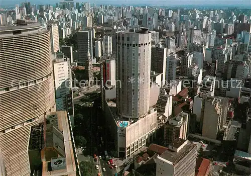 AK / Ansichtskarte Sao_Paulo Vista aerea com Hilton Hotel Sao_Paulo