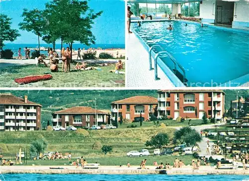 AK / Ansichtskarte Izola Hoteli Simonov Zaliv Hallenbad Badestrand Izola