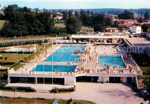 AK / Ansichtskarte Casteljaloux La Piscine vue depuis le Camping Casteljaloux
