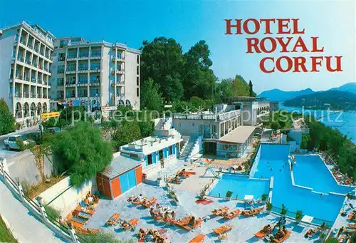 AK / Ansichtskarte Corfou Hotel Royal Corfou