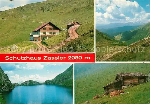 AK / Ansichtskarte Meransen Schutzhaus Zassler Bergsee Meransen