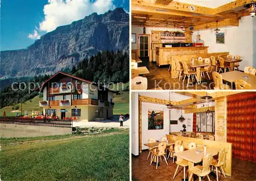 AK / Ansichtskarte Leukerbad Restaurant Bodmenstuebli Gaststube Leukerbad