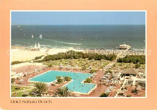 AK / Ansichtskarte Monastir Hotel Sahara Beach Fliegeraufnahme Monastir