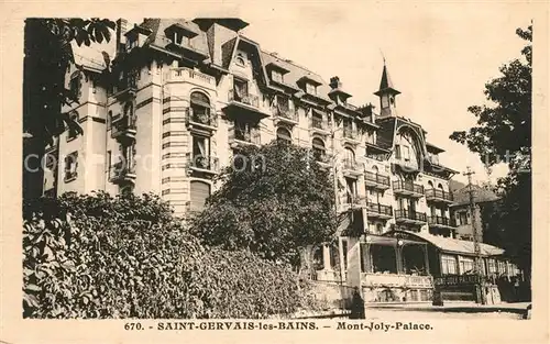 AK / Ansichtskarte Saint Gervais les Bains Mont Joly Palace Saint Gervais les Bains