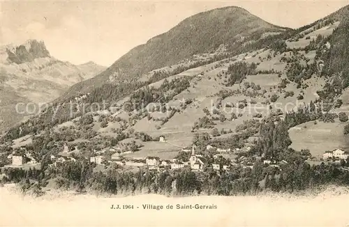 AK / Ansichtskarte Saint Gervais les Bains Panorama Alpes Saint Gervais les Bains