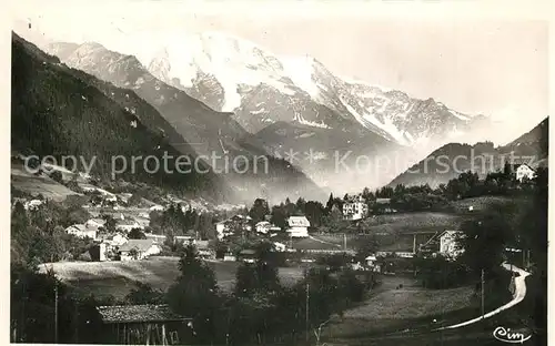 AK / Ansichtskarte Saint Gervais les Bains Vue generale et Dome de Miage Alpes Saint Gervais les Bains