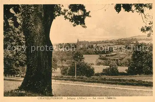 AK / Ansichtskarte Chatelperron Panorama et le vieux Chateau Chatelperron