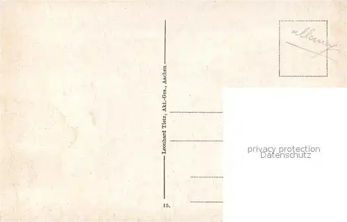 AK / Ansichtskarte Aachen Nizza Allee Aachen