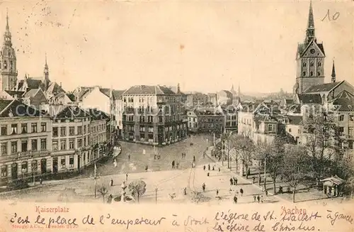 AK / Ansichtskarte Aachen Kaiserplatz Aachen