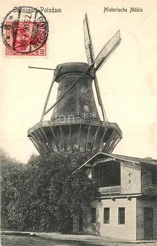 AK / Ansichtskarte Potsdam Sanssouci Historische M?hle Potsdam