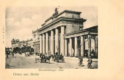 AK / Ansichtskarte Berlin Brandenburger Tor Berlin