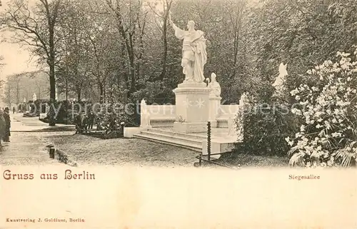 AK / Ansichtskarte Berlin Siegesallee Berlin