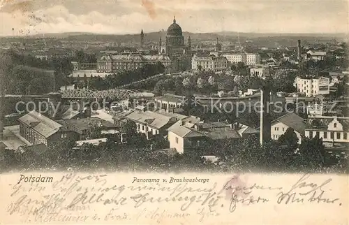 AK / Ansichtskarte Potsdam Panorama vom Brauhausberg Potsdam