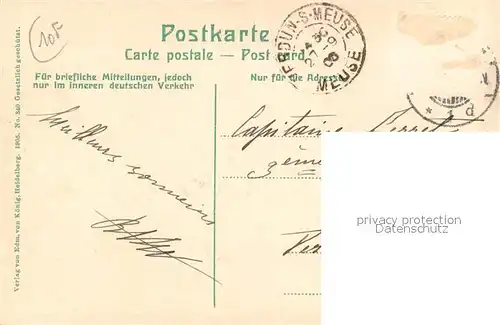 AK / Ansichtskarte Koblenz_Rhein Deutsches Eck Koblenz_Rhein