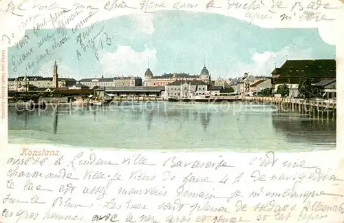 AK / Ansichtskarte Konstanz_Bodensee Seepartie Konstanz_Bodensee