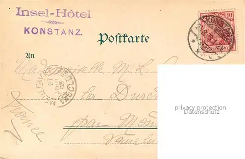 AK / Ansichtskarte Konstanz_Bodensee Seepartie Konstanz_Bodensee