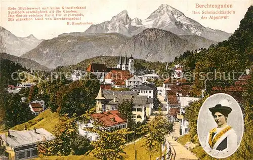 AK / Ansichtskarte Berchtesgaden Schmuckk?stle der Alpenwelt Tracht Berchtesgaden