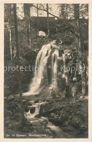 AK / Ansichtskarte St_Blasien Windbergfaelle St_Blasien