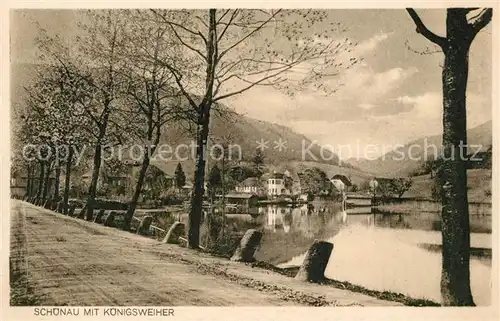 AK / Ansichtskarte Schoenau_Pfalz Koenigsweiher Kurhaus Mischler Schoenau Pfalz