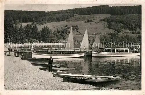 AK / Ansichtskarte Titisee Anlagebruecke Titisee