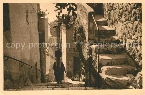 AK / Ansichtskarte Eze_Alpes Maritimes Une vieille rue du village Eze_Alpes Maritimes