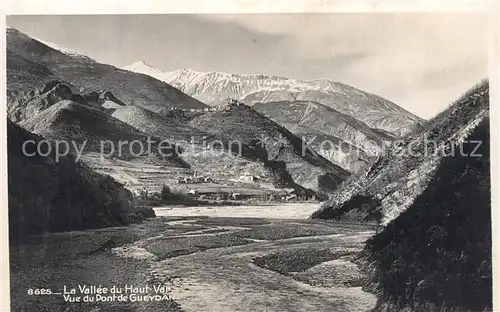 AK / Ansichtskarte Saint Benoit_Alpes de Haute Provence Panorama Vallee du Haut Var vue du Pont de Gueydan Alpes Francaises Saint Benoit