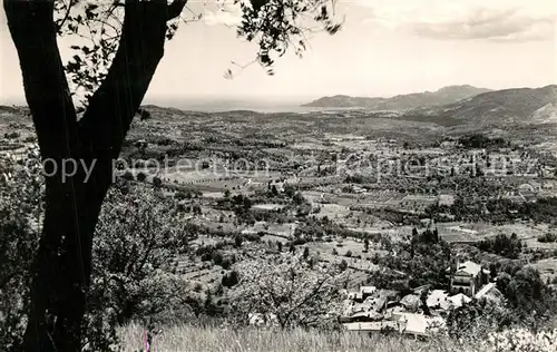 AK / Ansichtskarte Magagnosc et la campagne environnante au fond la Mediterranee et l Esterel Magagnosc