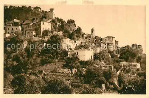 AK / Ansichtskarte Roquebrune Cap Martin Vue generale du village Roquebrune Cap Martin