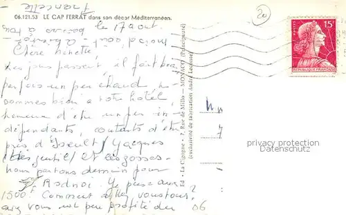 AK / Ansichtskarte Cap Ferrat Panorama Cote d Azur Cap Ferrat