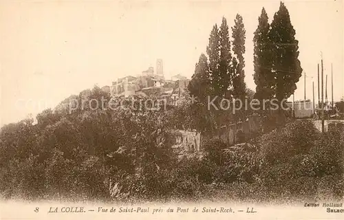 AK / Ansichtskarte La_Colle sur Loup Vue de Saint Paul pres du Pont de Saint Roch La_Colle sur Loup