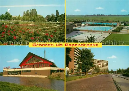 AK / Ansichtskarte Papendrecht Schwimmbad Motel Papendrecht