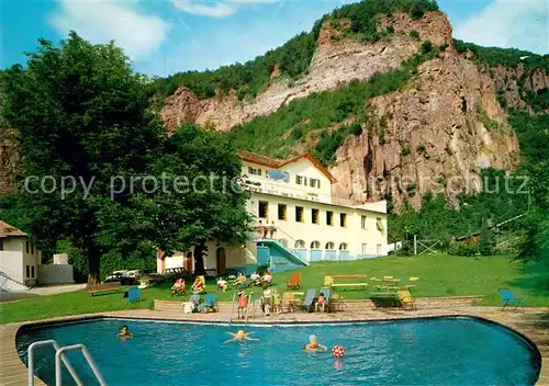 AK / Ansichtskarte Leifers_Laives_Suedtirol Pension Zur Pfleg Pool Leifers_Laives_Suedtirol