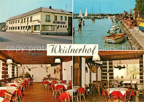 AK / Ansichtskarte Weiden_See Weidnerhof Restaurant Neusiedlersee Weiden_See